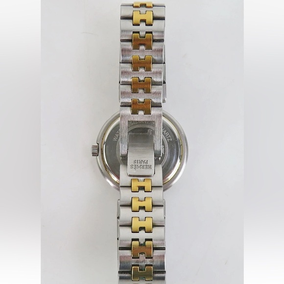 Hermes Silver and Gold Men's Watch - Picture 6 of 9